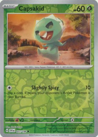 Capsakid - 027/198 - Common - Reverse Holo available at 401 Games Canada