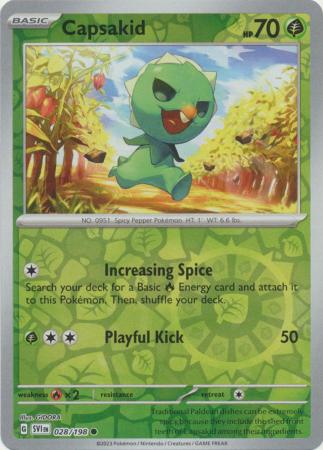 Capsakid - 028/198 - Common - Reverse Holo available at 401 Games Canada