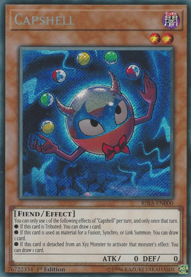 Capshell - RIRA-EN000 - Secret Rare - 1st Edition available at 401 Games Canada