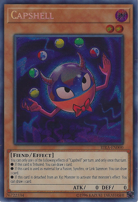 Capshell - RIRA-EN000 - Secret Rare - Unlimited available at 401 Games Canada