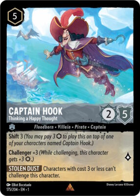 Captain Hook (Thinking a Happy Thought) - 175/204 - Rare available at 401 Games Canada