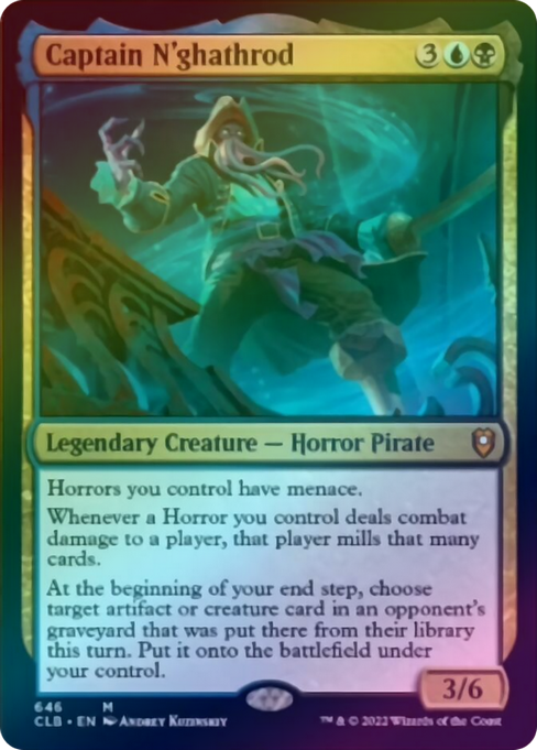 401 Games Canada - Captain N'ghathrod (Foil) (CLB) 401 Games Canada - Captain N'ghathrod (Foil) (CLB)