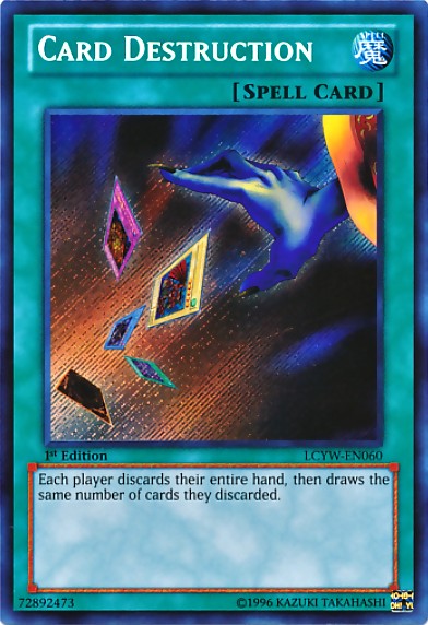 Card Destruction - LCYW-EN060 - Secret Rare - 1st Edition available at 401 Games Canada