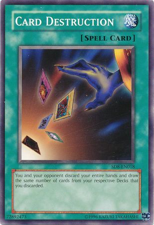 Card Destruction - SD8-EN018 - Common - Unlimited available at 401 Games Canada