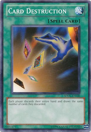 Card Destruction - SDDL-EN030 - Common - Unlimited available at 401 Games Canada