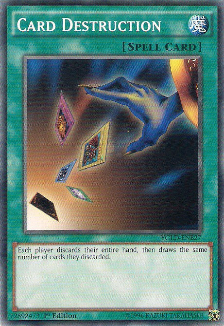 Card Destruction - YGLD-ENB27 - Common - 1st Edition available at 401 Games Canada
