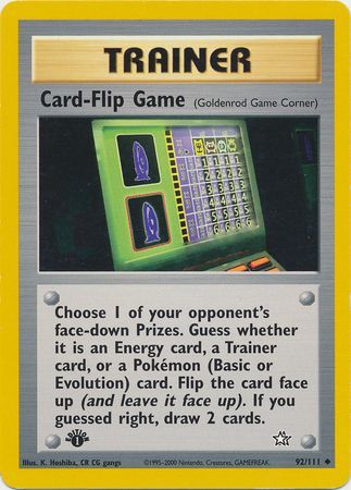 Card-Flip Game - 92/111 - Uncommon - 1st Edition available at 401 Games Canada