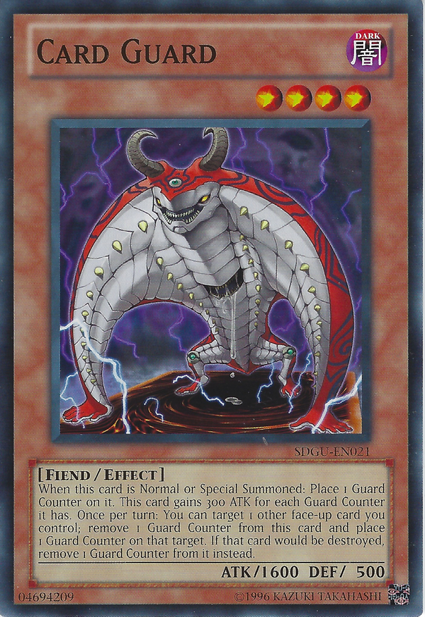 Card Guard - SDGU-EN021 - Common - Unlimited available at 401 Games Canada