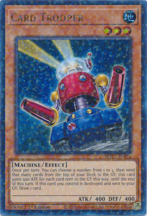 Card Trooper - HAC1-EN016 - Duel Terminal Ultra Parallel Rare available at 401 Games Canada