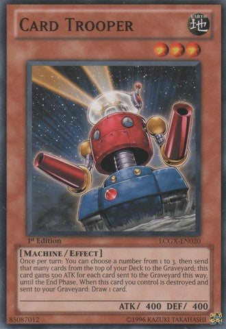 Card Trooper - LCGX-EN020 - Common - 1st Edition available at 401 Games Canada