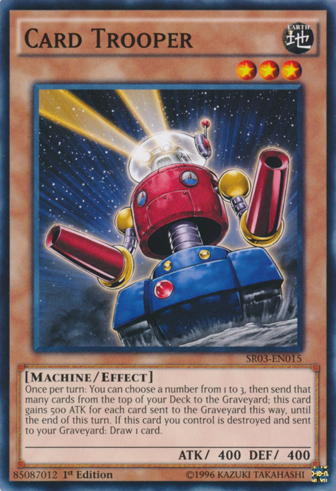 Card Trooper - SR03-EN015 - Common - 1st Edition available at 401 Games Canada