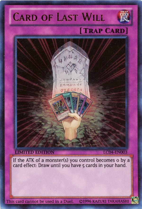 Card of Last Will - LC04-EN003 - Ultra Rare - Limited Edition available at 401 Games Canada