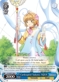 Cardcaptor Sakura: AQUA - CCS/WX01-E089 - Common available at 401 Games Canada