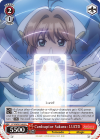 Cardcaptor Sakura: LUCID - CCS/WX01-E063 - Rare available at 401 Games Canada