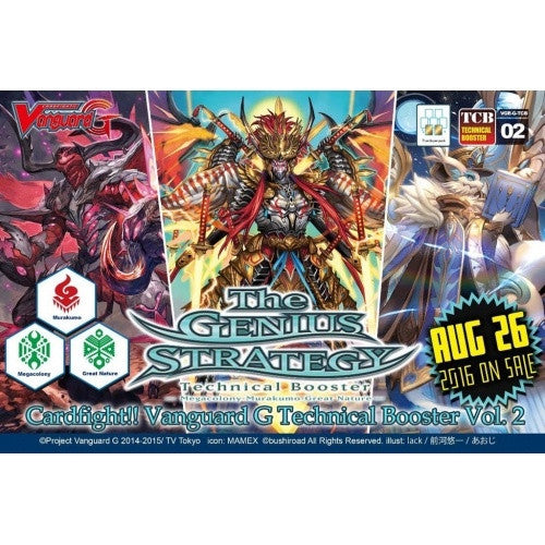 Cardfight!! Vanguard - GTCB02 - The Genius Strategy Booster Box available at 401 Games Canada