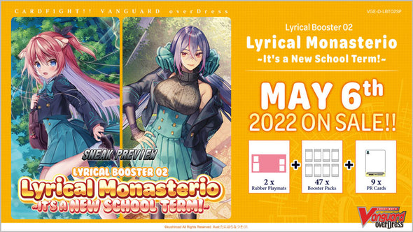 Cardfight!! Vanguard - Lyrical Monasterio - It’s a New School Term! Sneak Preview Kit available at 401 Games Canada