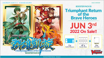 Cardfight!! Vanguard - Triumphant Return of the Brave Heroes Sneak Preview Kit available at 401 Games Canada