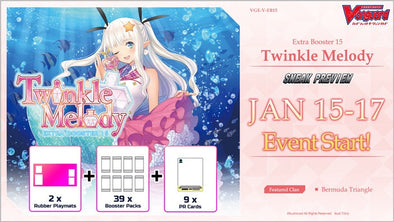 Cardfight!! Vanguard - V Extra Booster 15: Twinkle Melody Sneak Preview Kit available at 401 Games Canada