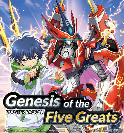 Cardfight!! Vanguard - VGE-D-BT01 - Booster Box 01: Genesis of the Five Greats available at 401 Games Canada