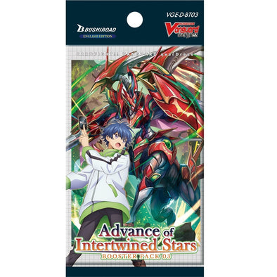 Cardfight!! Vanguard - VGE-D-BT03 - Booster Pack 03: Advance of Intertwined Stars Booster Pack available at 401 Games Canada