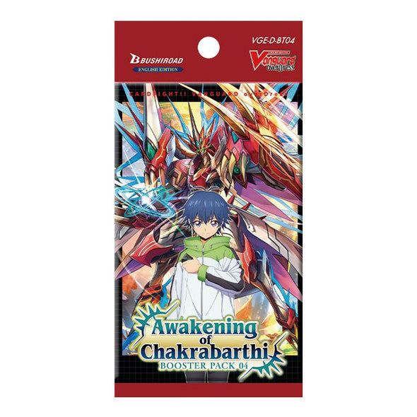 Cardfight!! Vanguard - VGE-D-BT04 - Booster Pack 04: Awakening of Chakrabarthi Booster Pack available at 401 Games Canada