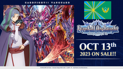 Cardfight!! Vanguard - VGE-D-BT12 - Booster Pack 12: Evenfall Onslaught - Stoichea Nation Split (Pre-Order) available at 401 Games Canada