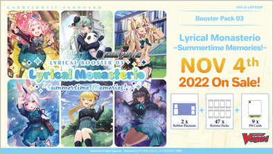 Cardfight!! Vanguard - VGE-D-LTB03 - Lyrical Monasterio - Summertime Memories! Preview Kit available at 401 Games Canada