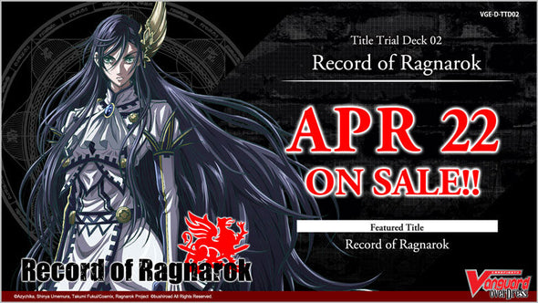 Cardfight!! Vanguard - VGE-D-TTD02 - Record of Ragnarok Trial Deck available at 401 Games Canada