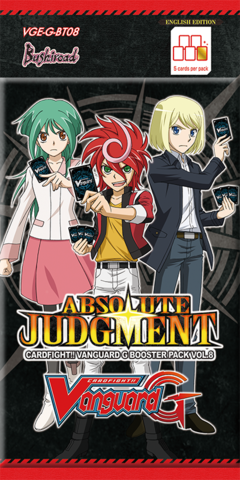 Cardfight!! Vanguard - VGE-G-BT08 - Absolute Judgment Booster Pack available at 401 Games Canada