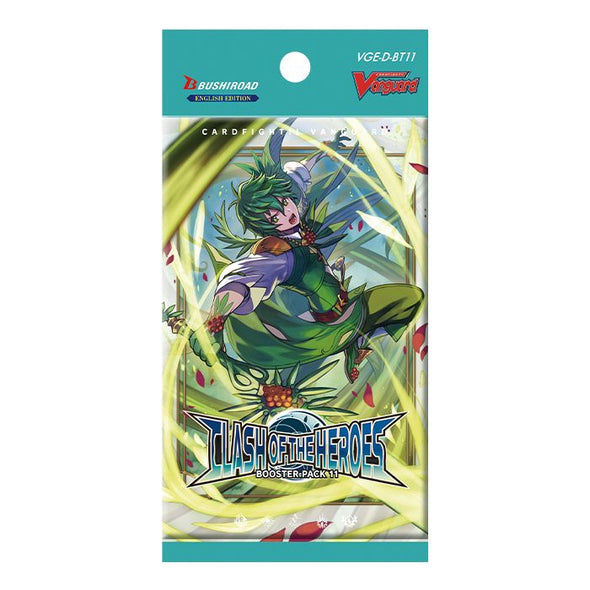 Cardfight!! Vanguard - VGE-D-BT11 - Clash of the Heroes Booster Pack