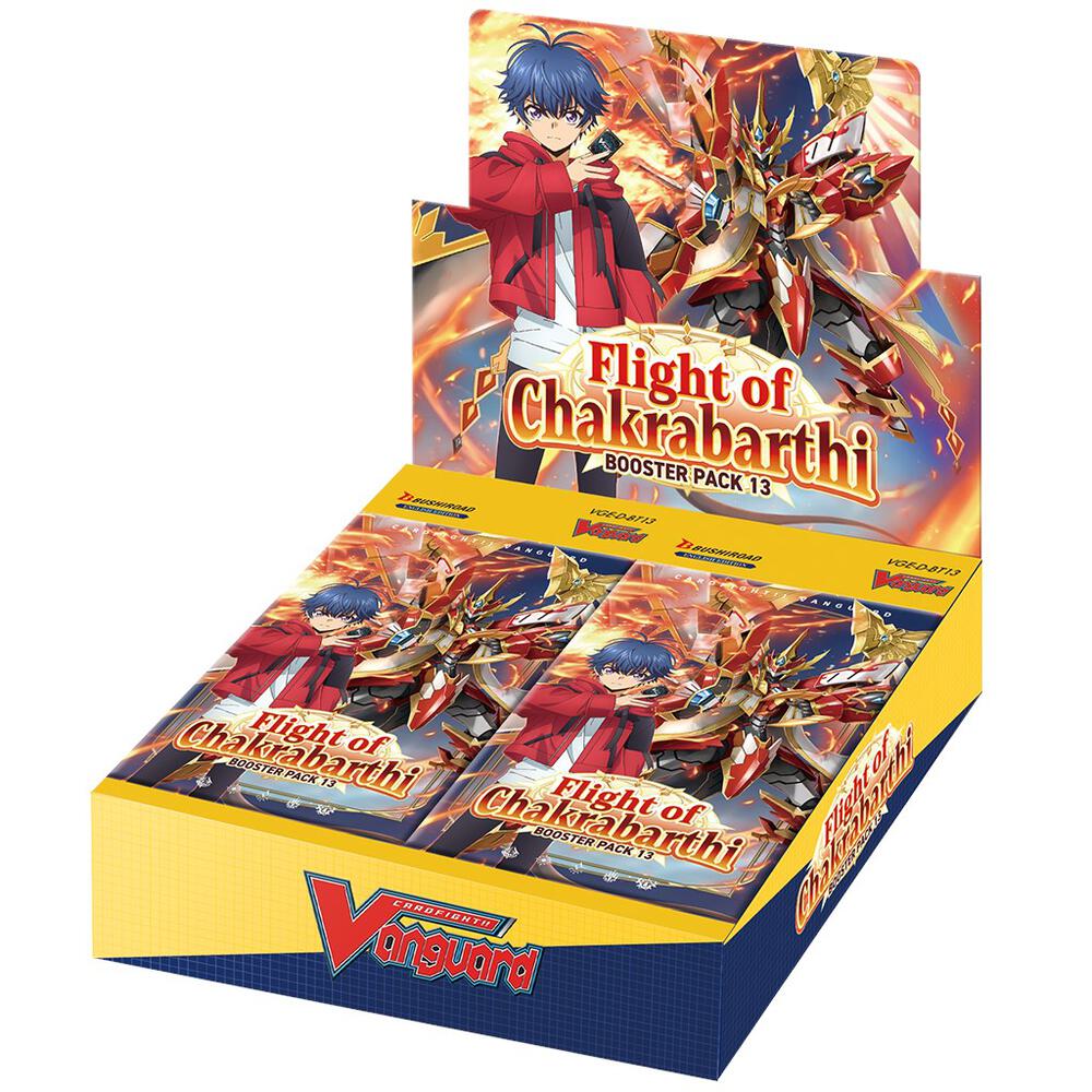 401 Games Canada - Cardfight!! Vanguard - VGE-D-BT13 - Flight of Chakrabarthi Booster Box 401 Games Canada - Cardfight!! Vanguard - VGE-D-BT13 - Flight of Chakrabarthi Booster Box