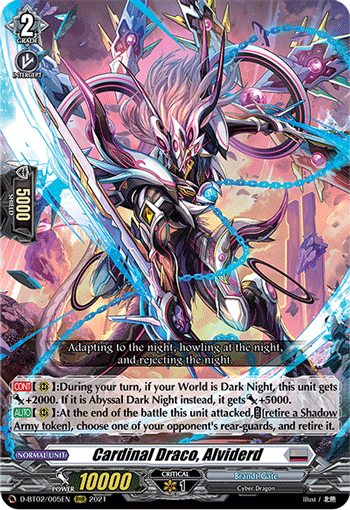 Cardinal Draco, Alviderd - D-BT02/005 - Triple Rare available at 401 Games Canada