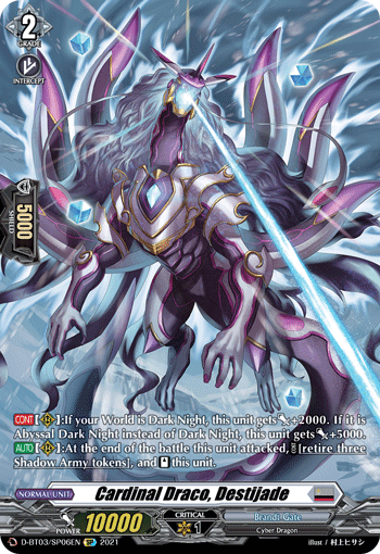 Cardinal Draco, Destijade - D-BT03/SP06 - SP available at 401 Games Canada