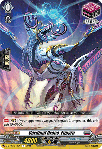 Cardinal Draco, Enpyro - D-BT02/042 - Rare available at 401 Games Canada