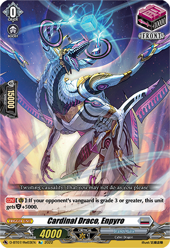 Cardinal Draco, Enpyro - D-BT07/Re03 - Special Reprint available at 401 Games Canada