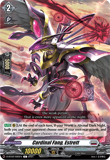 Cardinal Fang, Estrett - D-BT02/086 - Common available at 401 Games Canada