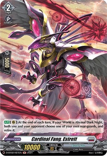 Cardinal Fang, Estrett - D-BT02/H27 - Holo Rare available at 401 Games Canada