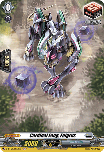 Cardinal Fang, Fulgrus - D-BT01/H27 - Holo Rare available at 401 Games Canada