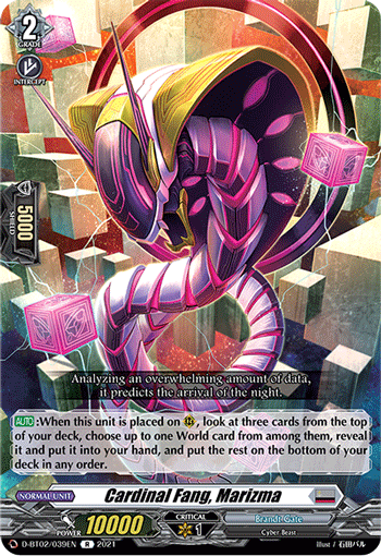 Cardinal Fang, Marizma - D-BT02/039 - Rare available at 401 Games Canada
