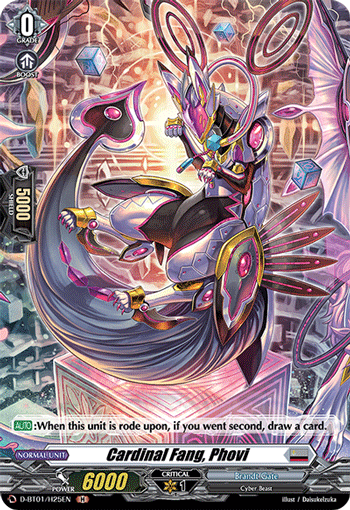 Cardinal Fang, Phovi - D-BT01/H25 - Holo Rare available at 401 Games Canada