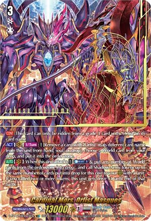 Cardinal Mors, Orfist Masques - D-BT12/SEC03EN - Secret Rare available at 401 Games Canada