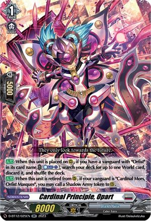 Cardinal Principle, Opart - D-BT12/025EN - Double Rare available at 401 Games Canada