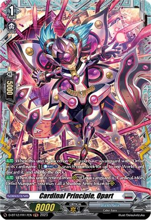 Cardinal Principle, Opart - D-BT12/FR17EN - Frame Rare available at 401 Games Canada