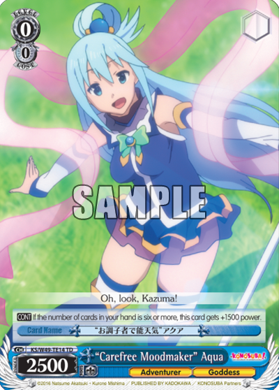 "Carefree Moodmaker" Aqua - KS/W49-TE14 - Trial Deck available at 401 Games Canada