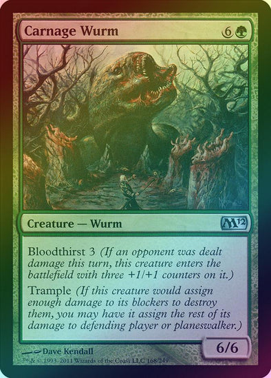 Carnage Wurm (Foil) (M12) available at 401 Games Canada