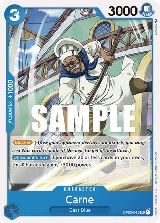 Carne - OP03-045 - Uncommon available at 401 Games Canada