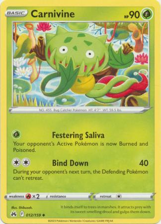 Carnivine - 012/159 - Uncommon available at 401 Games Canada