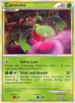 Carnivine - 16/102 - Rare available at 401 Games Canada