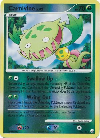 Carnivine - 21/130 - Rare - Reverse Holo available at 401 Games Canada