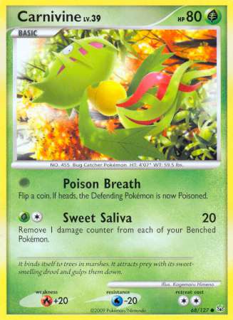 Carnivine - 68/127 - Common available at 401 Games Canada